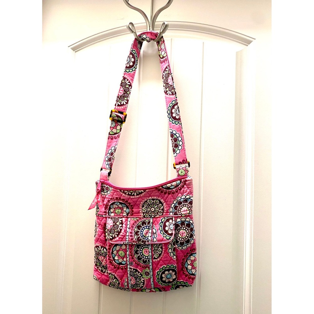 Vera Bradley Crossbody Purse Pretty Spring Summer Handbag Floral Flowers